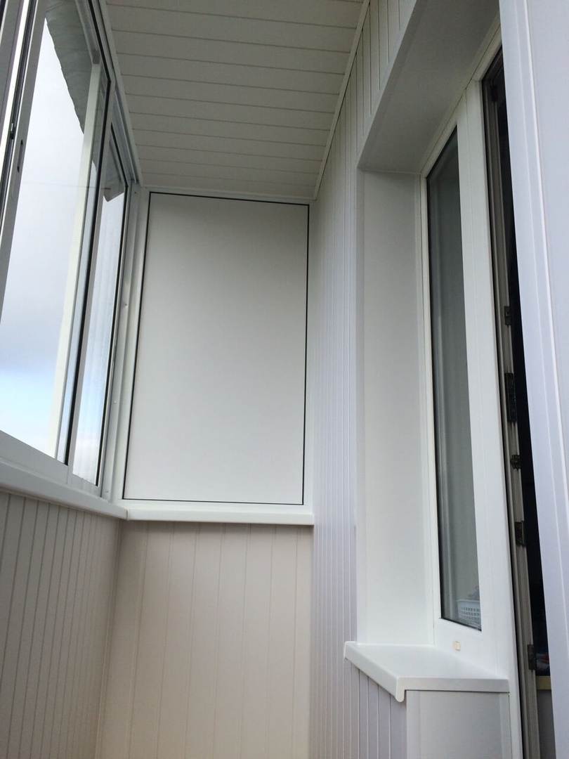 Раздвижное остекление П-образного балкона в доме I-515/9Ш - фото 2